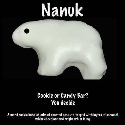 Nanuk - Almonds, peanuts, caramel, white chocolate and more - 6 per box